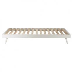 Maisons Du Monde Lits Lit Banquette 90x190 En Pin Blanc