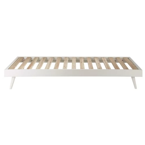 Maisons Du Monde Lits Lit Banquette 90x190 En Pin Blanc 1 Maisons Du Monde Lits Lit Banquette 90x190 En Pin Blanc