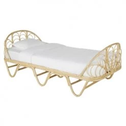 Maisons Du Monde Lits Enfant Lit Banquette 90x190 En Rotin Beige -Lits enfant Soldes lit banquette 90x190 en rotin beige 1000 7 7 225835 4