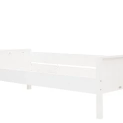 Bopita Lits Enfant Lit Banquette 90x200 Blanc En MDF Et Hêtre -Lits enfant Soldes lit banquette 90x200 blanc en mdf et hetre 4