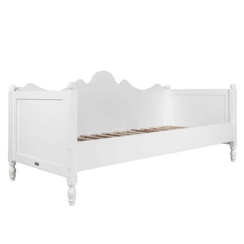 Bopita Lits Enfant Lit Banquette 90x200 Sommier Inclus Blanc 3 Bopita Lits Enfant Lit Banquette 90x200 Sommier Inclus Blanc – Image 3