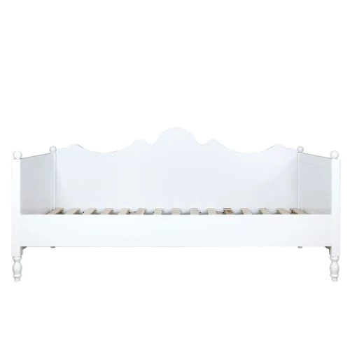 Bopita Lits Enfant Lit Banquette 90x200 Sommier Inclus Blanc 4 Bopita Lits Enfant Lit Banquette 90x200 Sommier Inclus Blanc – Image 4