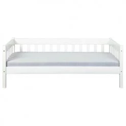 Altobuy Lits Enfant Lit-Banquette 90x200cm Vernis Blanc -Lits enfant Soldes lit banquette 90x200cm vernis blanc 2