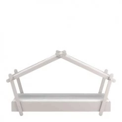 Terre De Nuit Lits Enfant Lit Cabane 90x200 En Bois Gris Clair -Lits enfant Soldes lit cabane 90x200 en bois gris clair 3