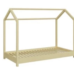 Nateo Concept Lits Enfant Lit Cabane 90x200 En Pin Massif Naturel