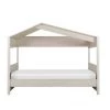 Terre De Nuit Lits Enfant Lit Cabane En Bois Imitation Châtaignier 90x200