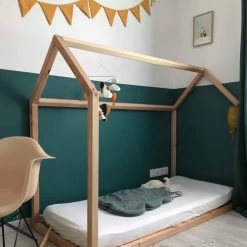 La Fabrique Des Potirons Lits Enfant Lit Cabane Enfant 70x140 En Hêtre Massif -Lits enfant Soldes lit cabane enfant 70x140 en hetre massif 3