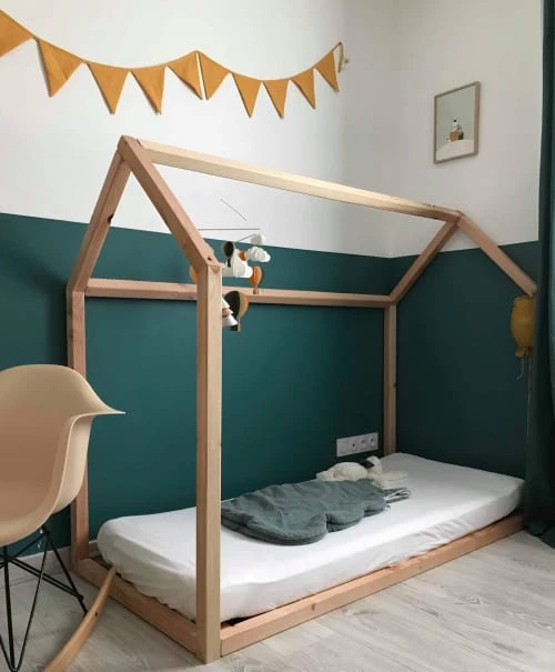 La Fabrique Des Potirons Lits Enfant Lit Cabane Enfant 70x160 En Hêtre Massif 2 La Fabrique Des Potirons Lits Enfant Lit Cabane Enfant 70x160 En Hêtre Massif – Image 2