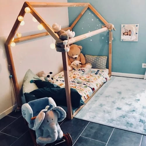 La Fabrique Des Potirons Lits Enfant Lit Cabane Enfant 70x160 En Hêtre Massif 3 La Fabrique Des Potirons Lits Enfant Lit Cabane Enfant 70x160 En Hêtre Massif – Image 3