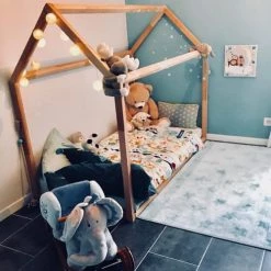 La Fabrique Des Potirons Lits Enfant Lit Cabane Enfant 70x160 En Hêtre Massif 7 La Fabrique Des Potirons Lits Enfant Lit Cabane Enfant 70x160 En Hêtre Massif -Lits enfant Soldes lit cabane enfant 70x160 en hetre massif 3