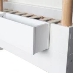 Nordic Factory Lits Enfant Lit Cabane évolutif 90x190 Ou 90x200 Blanc -Lits enfant Soldes lit cabane evolutif 90x190 ou 90x200 blanc 3