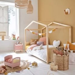Maisons Du Monde Lits Enfant Lit Cabane évolutif Enfant 90x190 Beige -Lits enfant Soldes lit cabane evolutif enfant 90x190 beige 1000 11 31 225941 6
