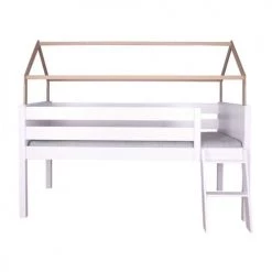 Wookids Lits Enfant Lit Cabane Mi Hauteur