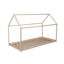 Weber Industries Lits Enfant Lit Cabane Sommier 70x140 Naturel