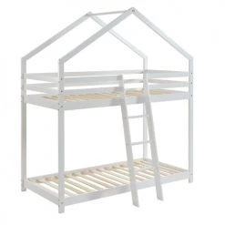 Baita Lits Enfant Lit Cabane Superposé Pin Blanc 90x190 Sommier Inclus 10 Baita Lits Enfant Lit Cabane Superposé Pin Blanc 90x190 Sommier Inclus -Lits enfant Soldes lit cabane superpose pin blanc 90x190 sommier inclus 10
