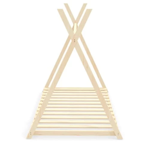 Weber Industries Lits Enfant Lit Cabane Tipi 90x190 Sommier Inclus Cheyenne Naturel 3 Weber Industries Lits Enfant Lit Cabane Tipi 90x190 Sommier Inclus Cheyenne Naturel – Image 3