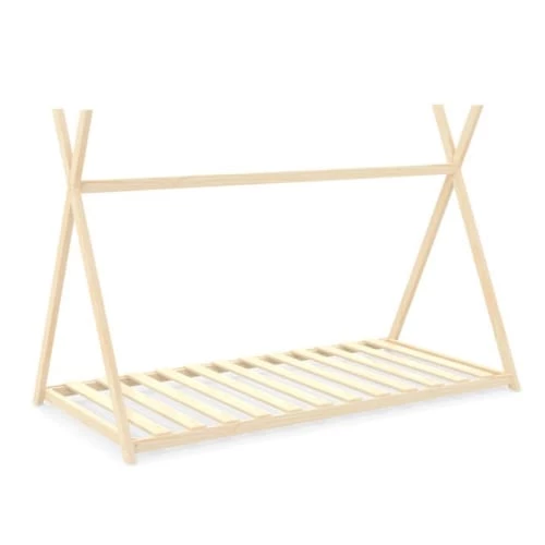 Weber Industries Lits Enfant Lit Cabane Tipi 90x190 Sommier Inclus Cheyenne Naturel 1 Weber Industries Lits Enfant Lit Cabane Tipi 90x190 Sommier Inclus Cheyenne Naturel