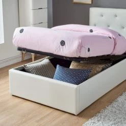 Baita Lits Enfant Lit Coffre Enfant Simili Blanc 90x190 Sommier Inclus 6 Baita Lits Enfant Lit Coffre Enfant Simili Blanc 90x190 Sommier Inclus -Lits enfant Soldes lit coffre enfant simili blanc 90x190 sommier inclus 2