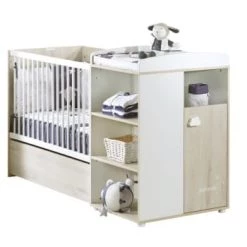 Sauthon Lits Enfant Lit Combiné 120x60 Evolutif En 90x190 En Bois Blanc 9 Sauthon Lits Enfant Lit Combiné 120x60 Evolutif En 90x190 En Bois Blanc -Lits enfant Soldes lit combine 120x60 evolutif en 90x190 en bois blanc 3