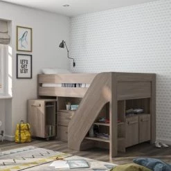 Gami Lits Enfant Lit Combiné 90x200 Naturel -Lits enfant Soldes lit combine 90x200 naturel 6