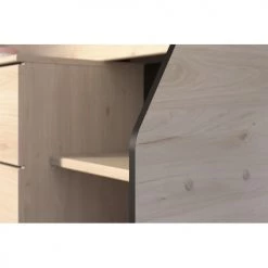 Calicosy Lits Enfant Lit Combiné Avec Bureau 2 Tiroirs - 90x200 Cm - Marron 10 Calicosy Lits Enfant Lit Combiné Avec Bureau 2 Tiroirs - 90x200 Cm - Marron -Lits enfant Soldes lit combine avec bureau 2 tiroirs 90x200 cm marron 4