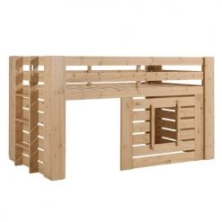 Terre De Nuit Lits Enfant Lit Compact En Bois Massif 90x200 Cm
