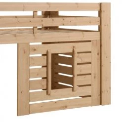 Terre De Nuit Lits Enfant Lit Compact En Bois Massif 90x200 Cm -Lits enfant Soldes lit compact en bois massif 90x200 cm 3