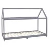 ML-Design Lits Enfant Lit D'enfant Bois Gris 206,5 X 141,5 X 98 Cm