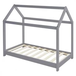 ML-Design Lits Enfant Lit D'enfant Bois Gris Clair 145,5 X 127,5 X 78 Cm 11 ML-Design Lits Enfant Lit D'enfant Bois Gris Clair 145,5 X 127,5 X 78 Cm -Lits enfant Soldes lit d enfant bois gris clair 145 5 x 127 5 x 78 cm 5