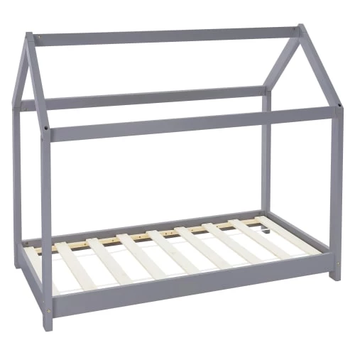 ML-Design Lits Enfant Lit D'enfant Bois Gris Clair 145,5 X 127,5 X 78 Cm 1 ML-Design Lits Enfant Lit D'enfant Bois Gris Clair 145,5 X 127,5 X 78 Cm