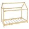 ML-Design Lits Enfant Lit D'enfant En Bois Naturel 145,5 X 127,5 X 78 Cm