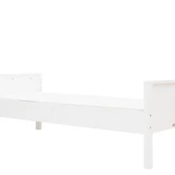 Bopita Lits Enfant Lit De Base 90x200 Blanc En MDF Et Hêtre -Lits enfant Soldes lit de base 90x200 blanc en mdf et hetre 2