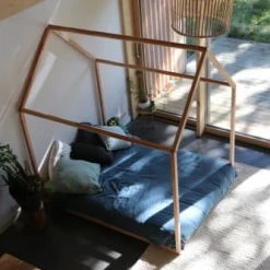 La Fabrique Des Potirons Lits Enfant Lit Double à Baldaquin 140x190 En Hêtre Massif -Lits enfant Soldes lit double a baldaquin 140x190 en hetre massif 4