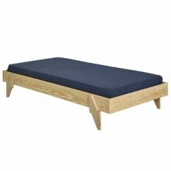 ID Kids Lits Enfant Lit Empilable Avec Matelas 90x190 Cm Bois Massif