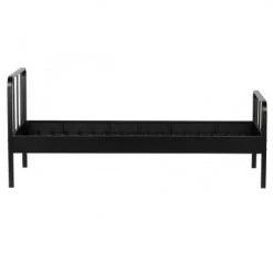 Woood Lits Enfant Lit En Métal 90x200cm Noir -Lits enfant Soldes lit en metal 90x200cm noir 3