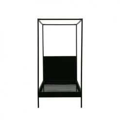 Woood Lits Enfant Lit En Métal 90x200cm Noir -Lits enfant Soldes lit en metal 90x200cm noir 9