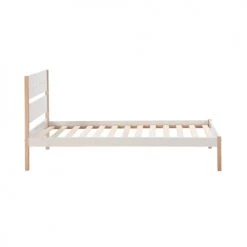 Homcom Lits Enfant Lit Enfant 90 X 190 Cm Sommier à Lattes Inclus Blanc -Lits enfant Soldes lit enfant 90 x 190 cm sommier a lattes inclus blanc 5