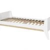 Nateo Concept Lits Enfant Lit Enfant 90x190 Avec Sommier Blanc Et Bois