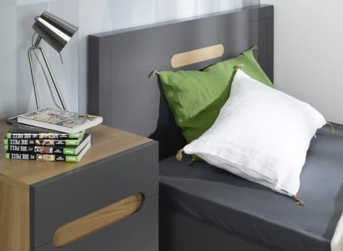 Nateo Concept Lits Enfant Lit Enfant 90x200 Ardoise 3 Nateo Concept Lits Enfant Lit Enfant 90x200 Ardoise – Image 3