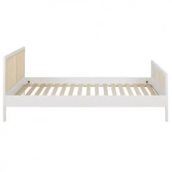 Maisons Du Monde Lits Enfant Lit Enfant 90x200 Blanc Et Beige Avec Cannage -Lits enfant Soldes lit enfant 90x200 blanc et beige avec cannage 1000 9 21 226177 3