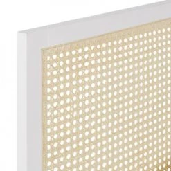 Maisons Du Monde Lits Enfant Lit Enfant 90x200 Blanc Et Beige Avec Cannage -Lits enfant Soldes lit enfant 90x200 blanc et beige avec cannage 1000 9 21 226177 5