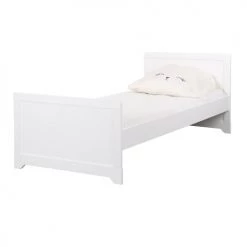 ID Kids Lits Enfant Lit Enfant 90x200 Cm Bois Massif Blanc