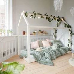 Flexa Lits Enfant Lit Enfant 90x200 Naturel -Lits enfant Soldes lit enfant 90x200 naturel 2