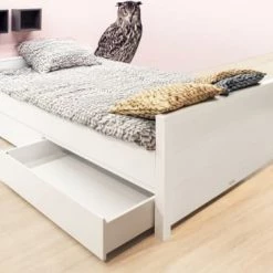 Bopita Lits Enfant Lit Enfant 90x200 Tête Basse Blanc -Lits enfant Soldes lit enfant 90x200 tete basse blanc 3