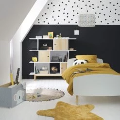 Maisons Du Monde Lits Enfant Lit Enfant Blanc 90x190 -Lits enfant Soldes lit enfant blanc 90x190 1000 13 38 215862 4