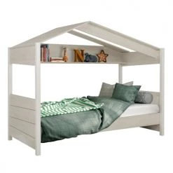 Calicosy Lits Enfant Lit Enfant Cabane - Imitation Châtaignier 90x200 8 Calicosy Lits Enfant Lit Enfant Cabane - Imitation Châtaignier 90x200 -Lits enfant Soldes lit enfant cabane imitation chataignier 90x200 3