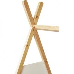 ATHM DESIGN Lits Enfant Lit Enfant Cabane Pin Beige Sommier 190x90cm -Lits enfant Soldes lit enfant cabane pin beige sommier 190x90cm 4