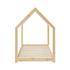 Baita Lits Enfant Lit Enfant Cabane Pin Naturel 70x140 Sommier Inclus Bois Clair -Lits enfant Soldes lit enfant cabane pin naturel 70x140 sommier inclus bois clair 5