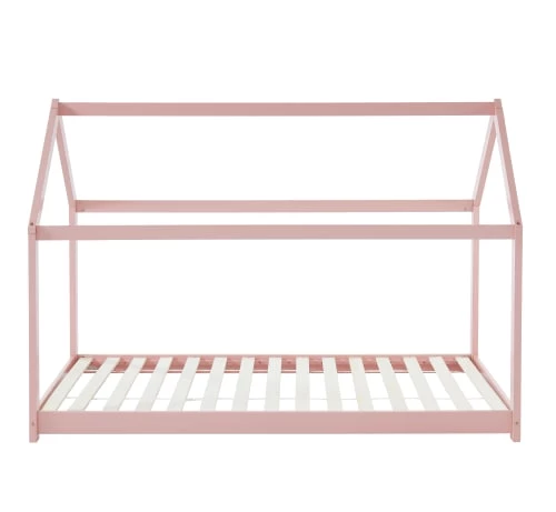 Baita Lits Enfant Lit Enfant Cabane Pin Rose 90x190 Sommier Inclus 1 Baita Lits Enfant Lit Enfant Cabane Pin Rose 90x190 Sommier Inclus