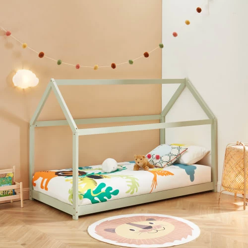 Baita Lits Enfant Lit Enfant Cabane Pin Vert 90x190 Sommier Inclus 2 Baita Lits Enfant Lit Enfant Cabane Pin Vert 90x190 Sommier Inclus – Image 2